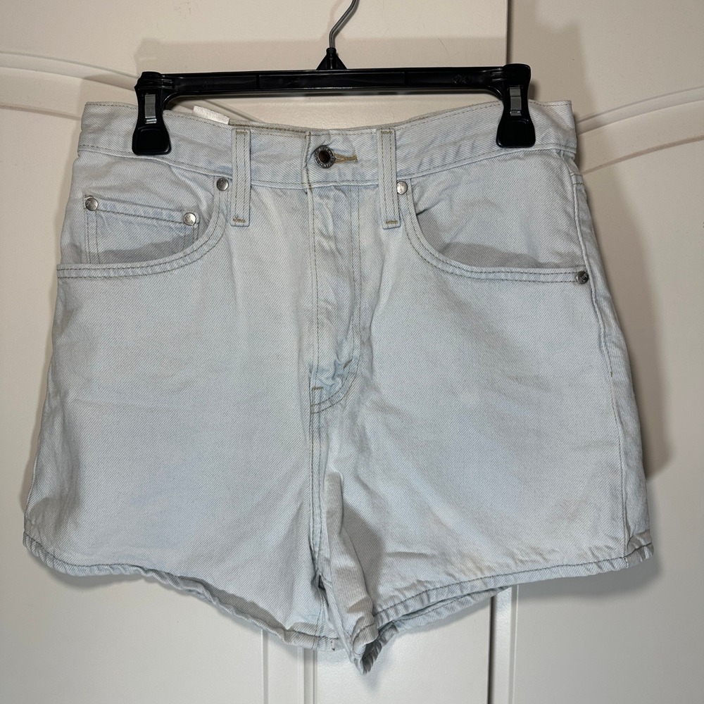 Levi's Light Wash Blue Denim Shorts
